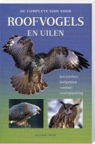 De complete gids voor roofvogels en uilen' met een gedetailleerde afbeelding van een bruine roofvogel.