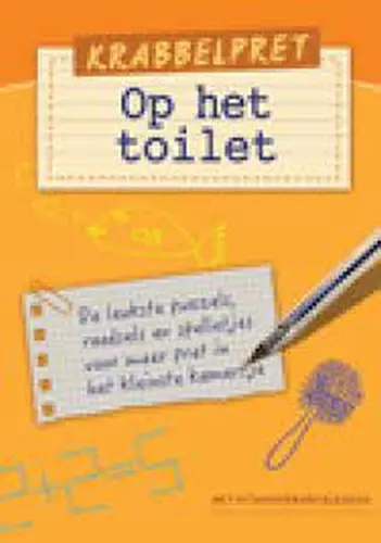 Krabbelpret op het toilet